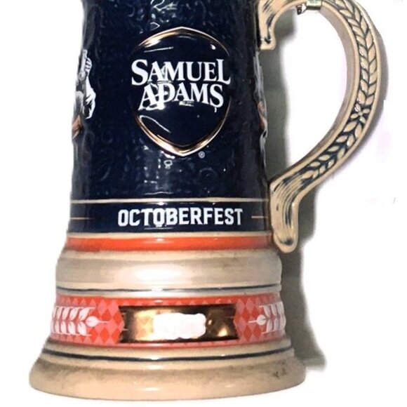 🛑SAMUEL ADAMS Octoberfest ➕🆒 BEER STEIN Limited Edition CUP 💸BUY NOW‼️🟢 - Picture 6 of 16